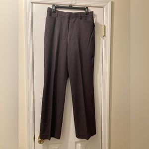 Woman’s Haggar size 10 classic fit plum/brown pants
